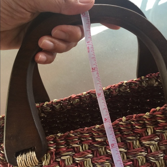 Basket weave bag from Philippines - Picture 7 of 8